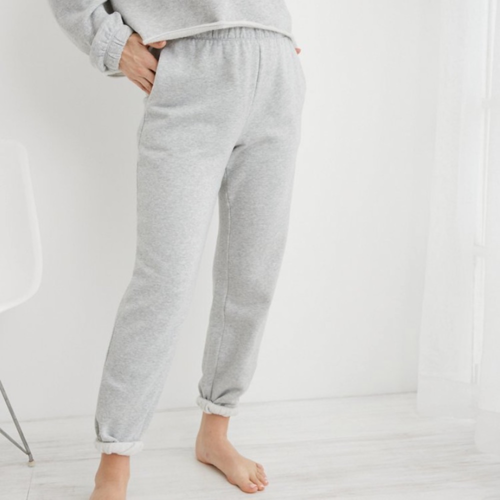 Aerie Fleece High-Waisted Jogger